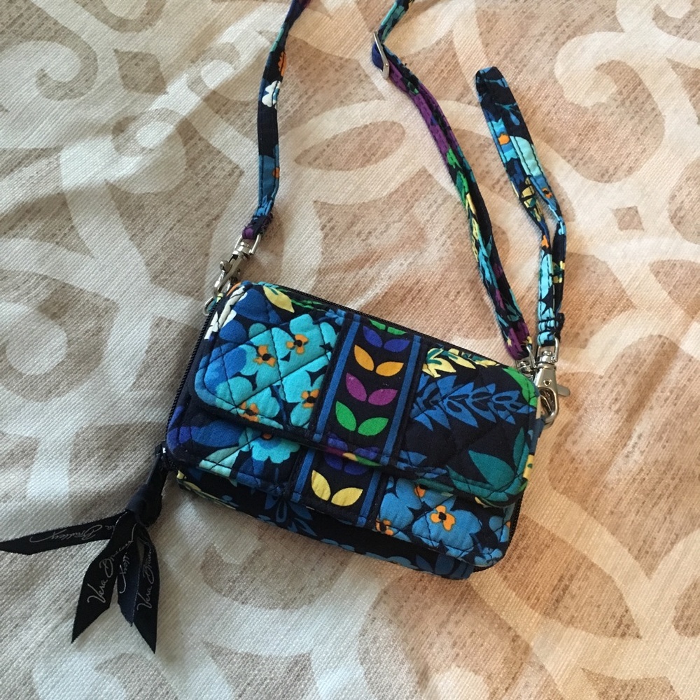 Vera Bradley Midnight Blues Hipster/Wristlet